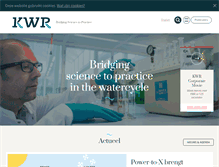 Tablet Screenshot of kwrwater.nl